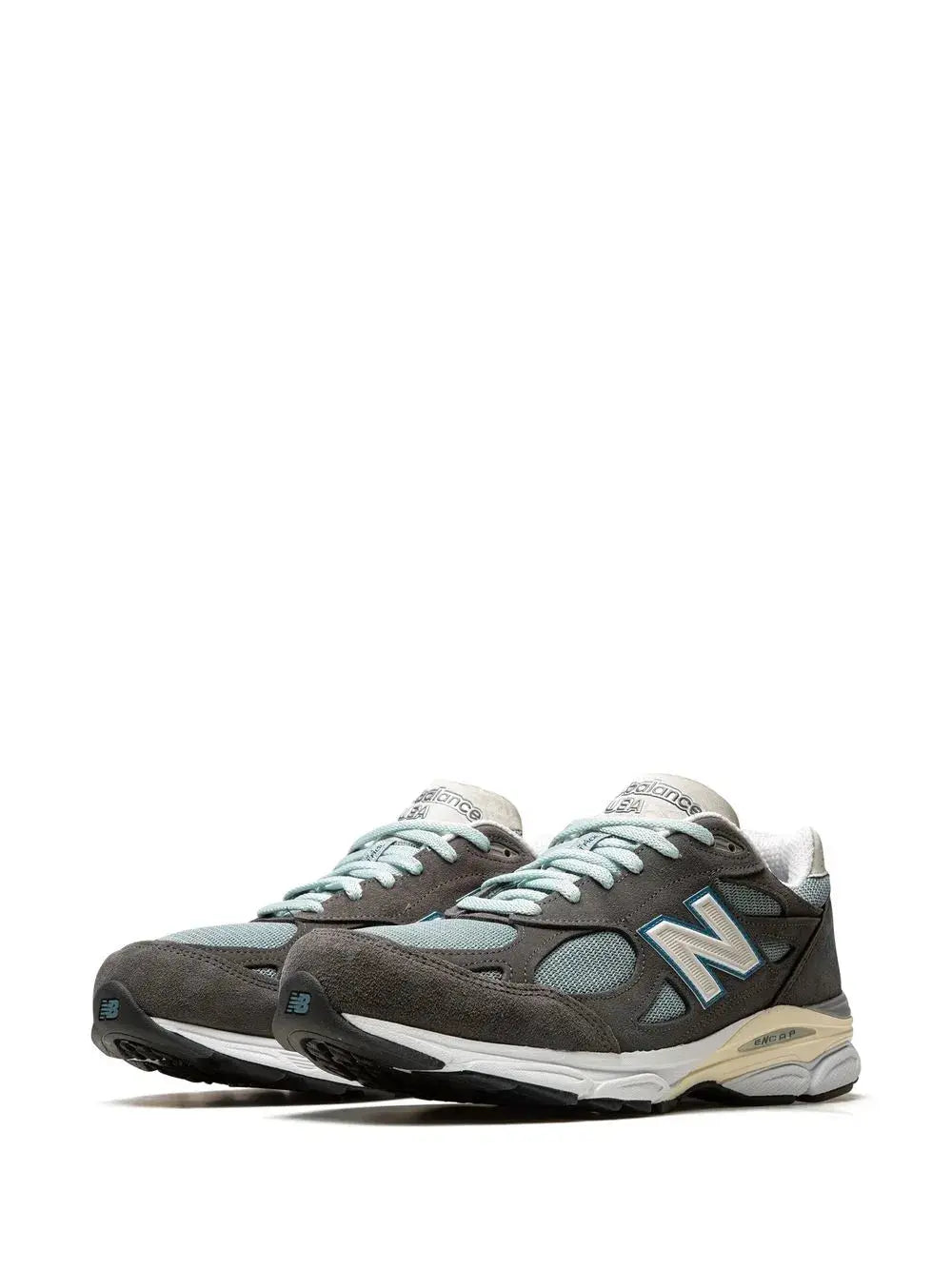 New Balance X Kith 990 V3 Steel Blue/Grey Sneakers Grazuv Mart