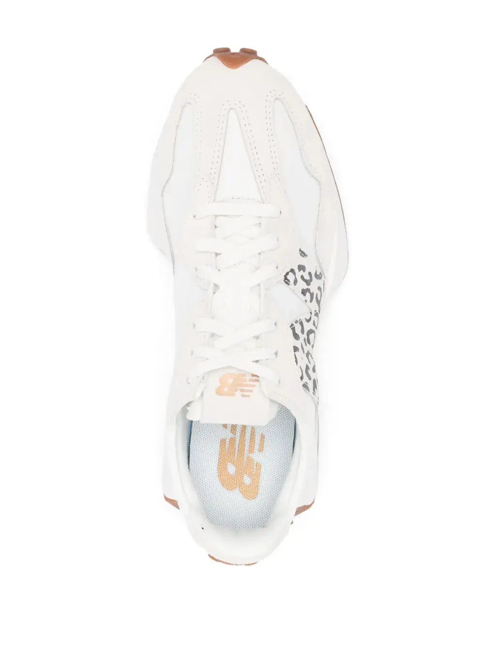 New Balance 327 Leopard-Print Lace-Up Sneakers Grazuv Mart