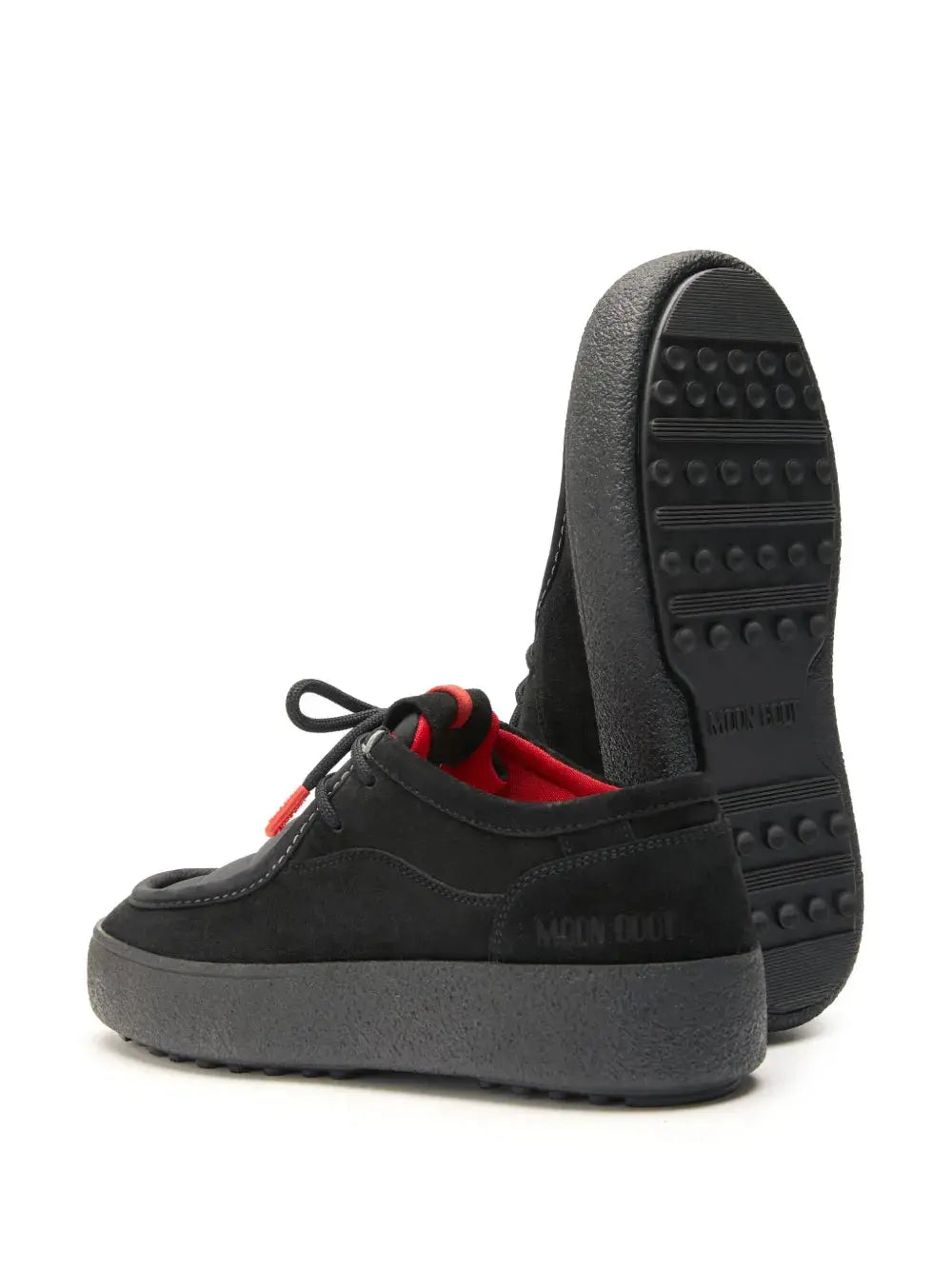 Moon Boot Mtrack Wallaby Panelled Suede Sneakers Grazuv Mart