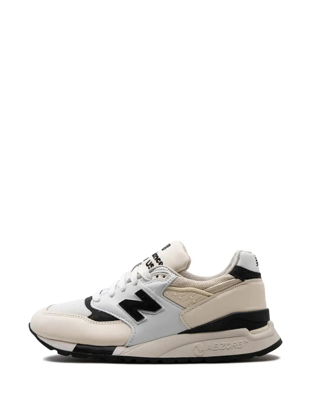 New Balance 998 Made In Usa White/Black Sneakers Grazuv Mart