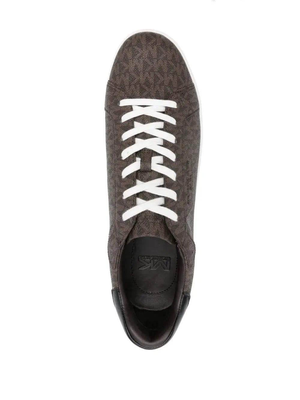 Michael Kors Keating Monogram-Pattern Sneakers Grazuv Mart