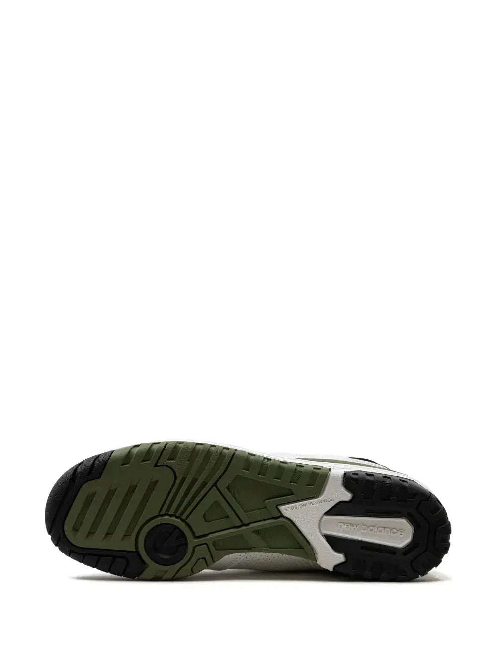 New Balance 550 White/Dark Olive Sneakers Grazuv Mart