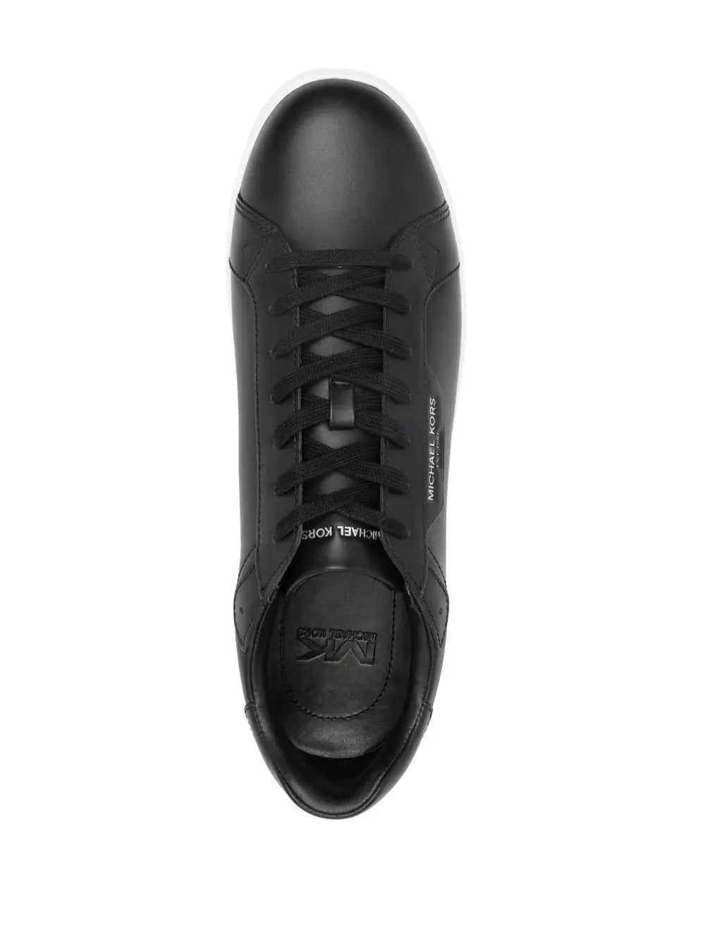 Michael Kors Keating Leather Sneakers Grazuv Mart