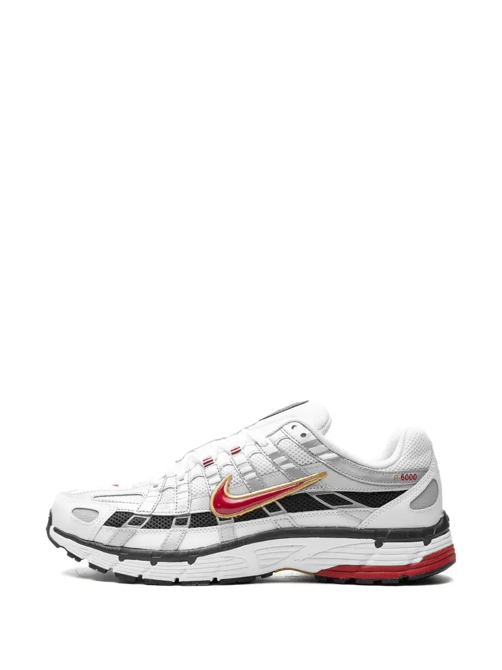 Nike P-6000 Platinum/Varsity Red Sneakers Grazuv Mart