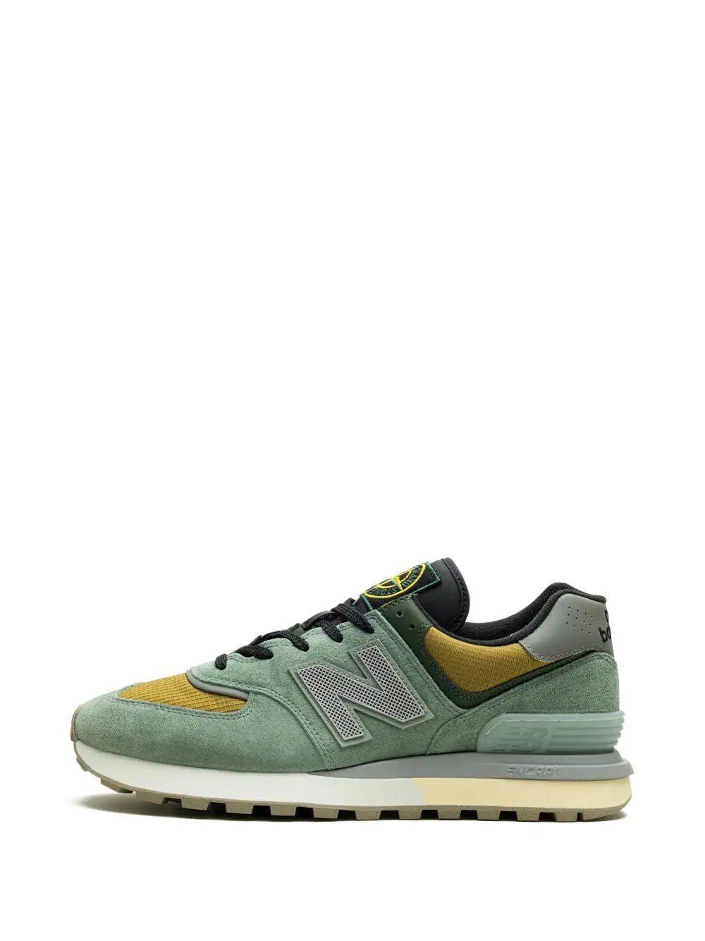 New Balance X Stone Island 574 Legacy Light Green Sneakers Grazuv Mart