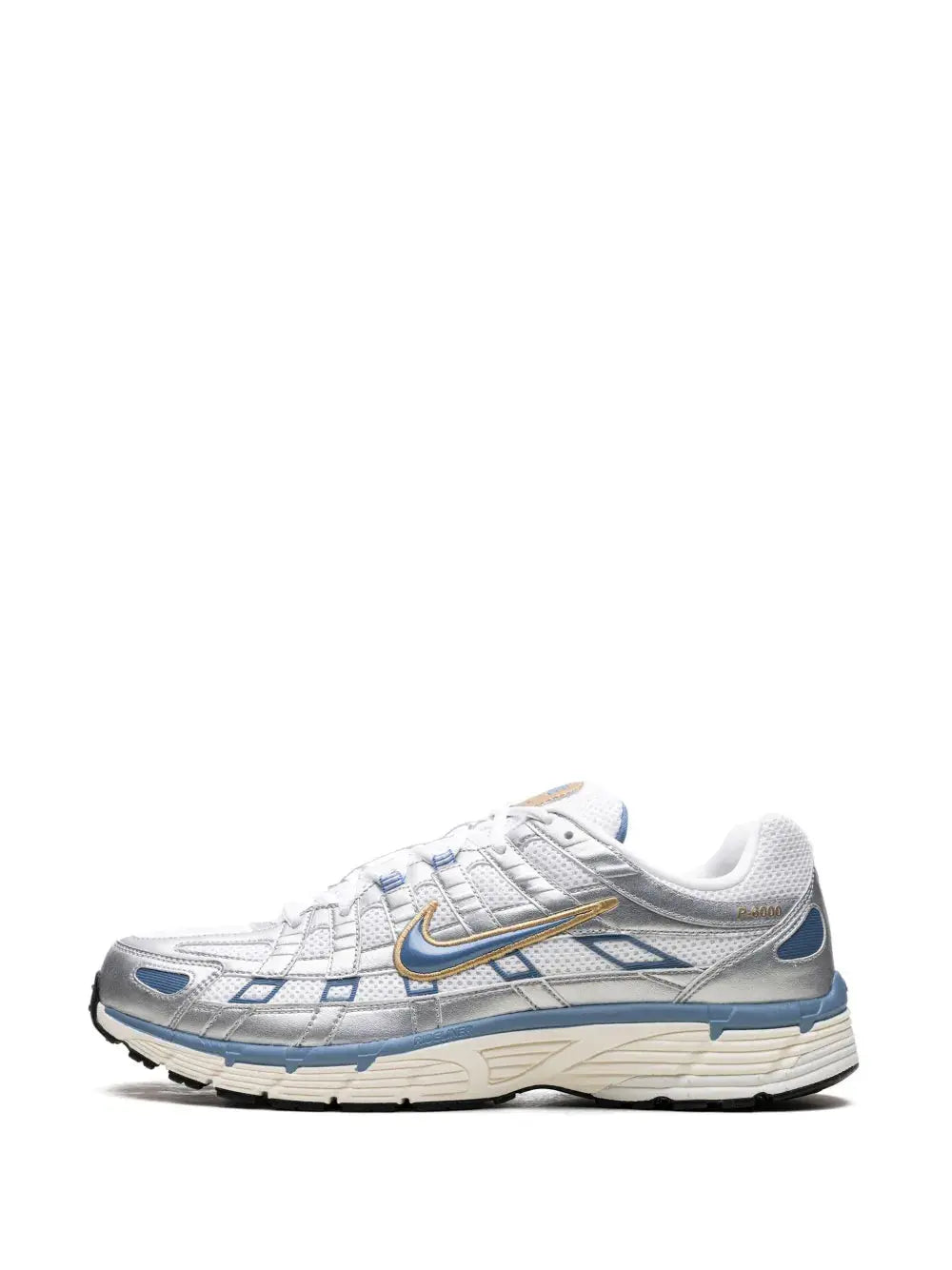Nike P-6000 Metallic Silver Aegean Storm Sneakers Grazuv Mart