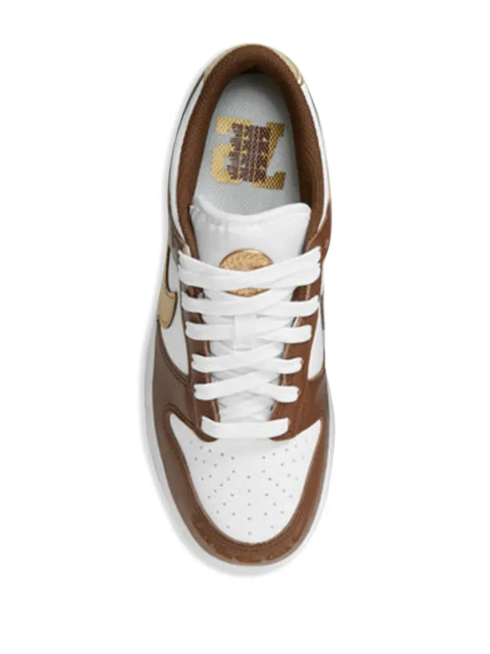 Nike Dunk Low Cacao Wow Metallic Gold Sneakers Grazuv Mart