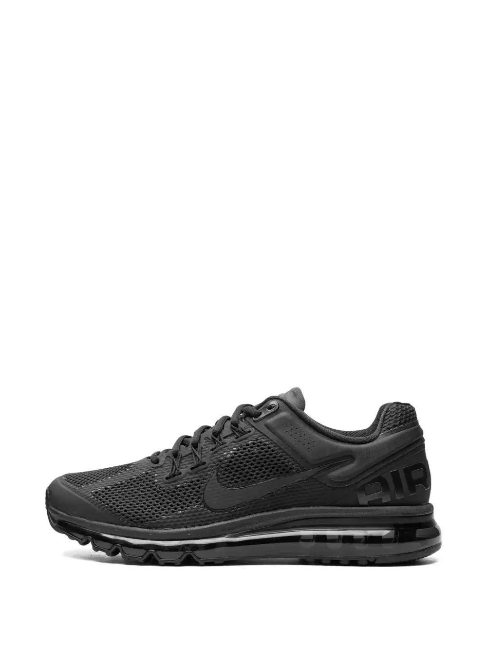 Nike Air Max 2013 Triple Black Sneakers.