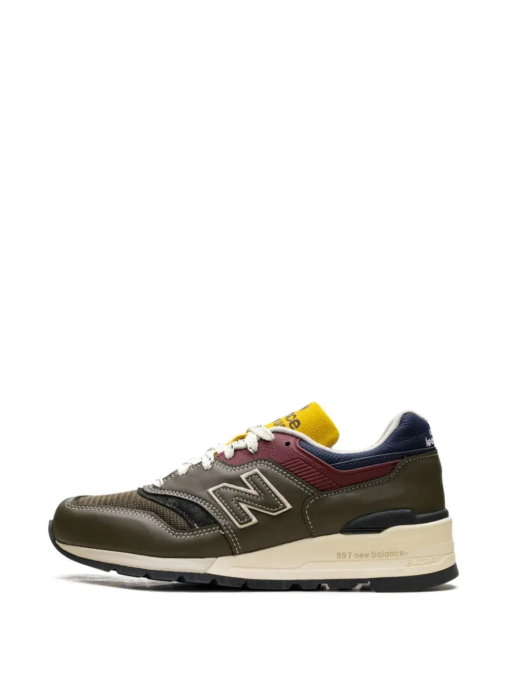 New Balance 997 Aime Leon Dore - Dark Moss/Angora Sneakers Grazuv Mart