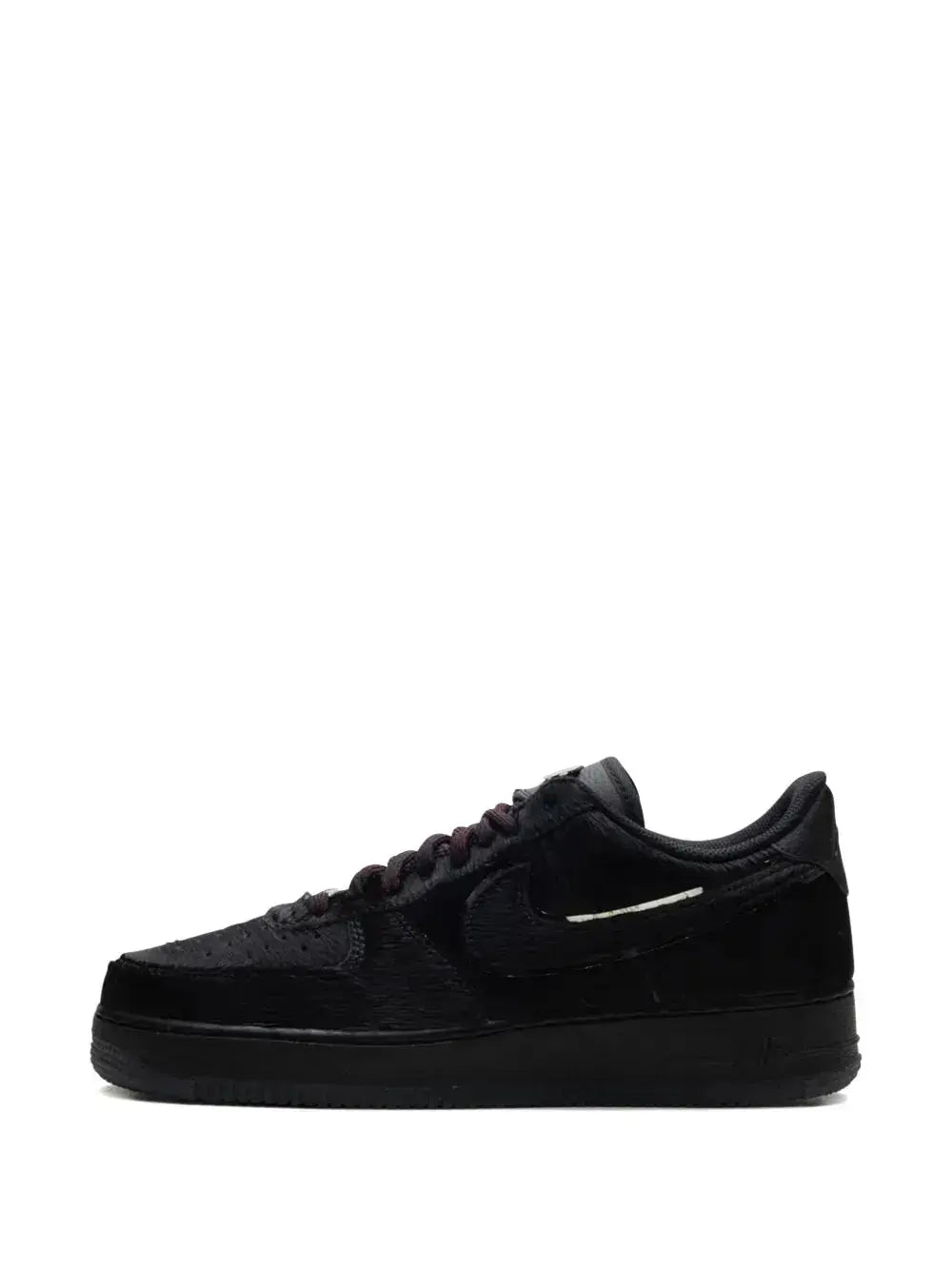 Nike Air Force 1 Low Vuu Panthers Black/Team Maroon/Metallic Silver Sneakers Grazuv Mart