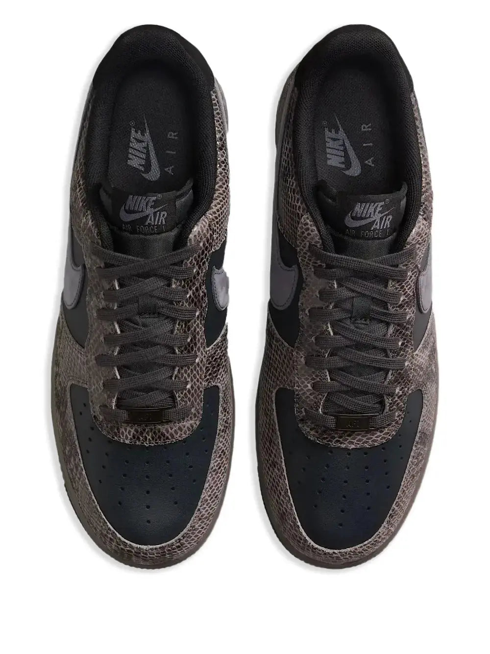 Nike Air Force 1 Low Off Noir Snakeskin Sneakers Grazuv Mart