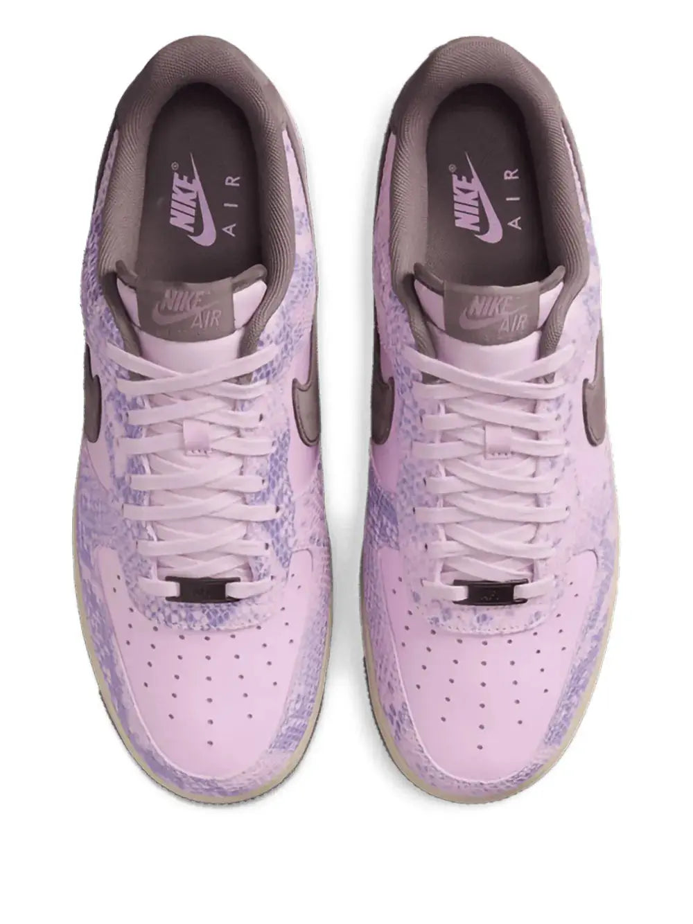 Nike Air Force 1 Low Purple Snakeskin Sneakers Grazuv Mart
