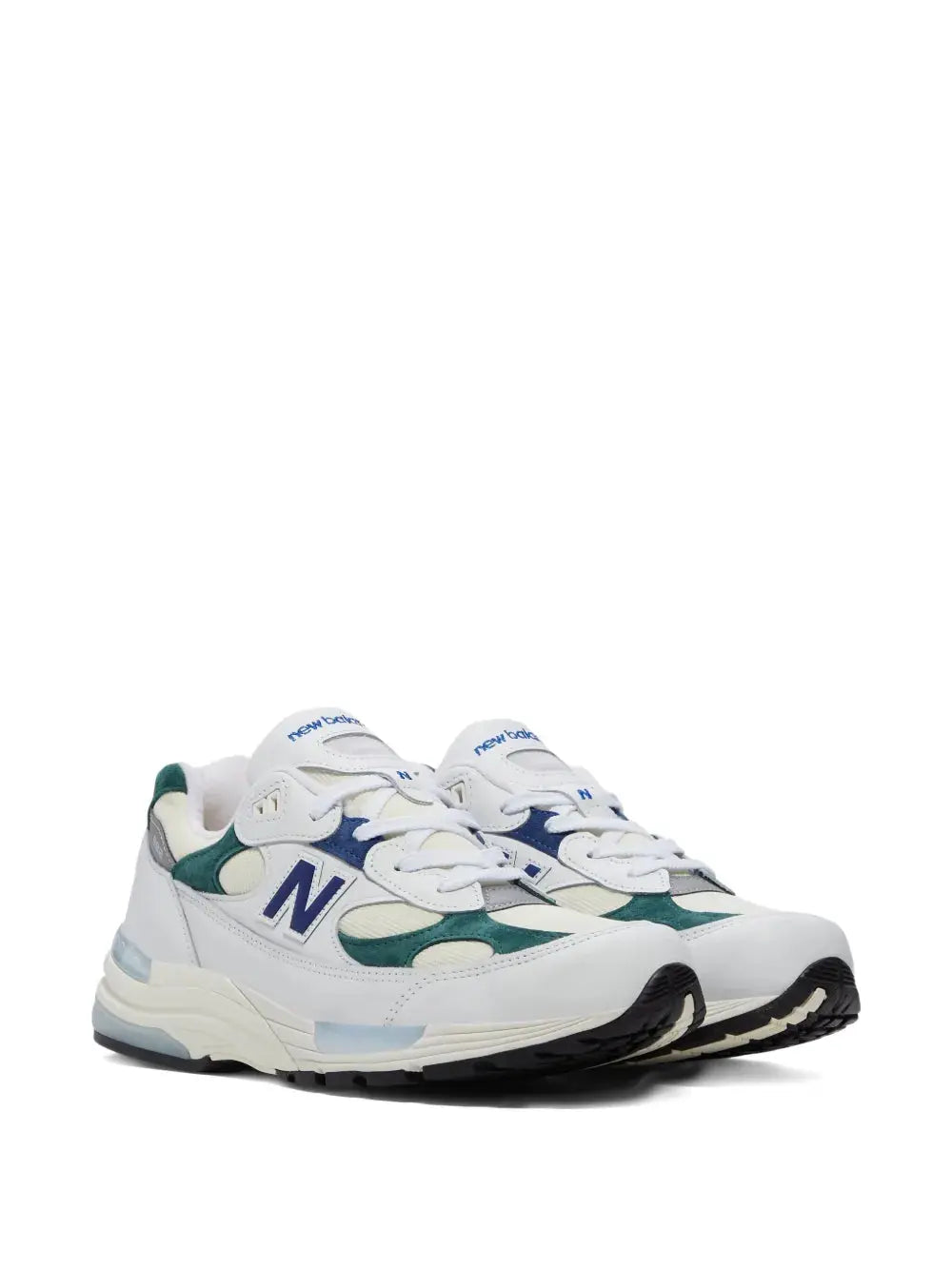 New Balance 992 Made In Usa - White Marsh Green Sneakers Grazuv Mart