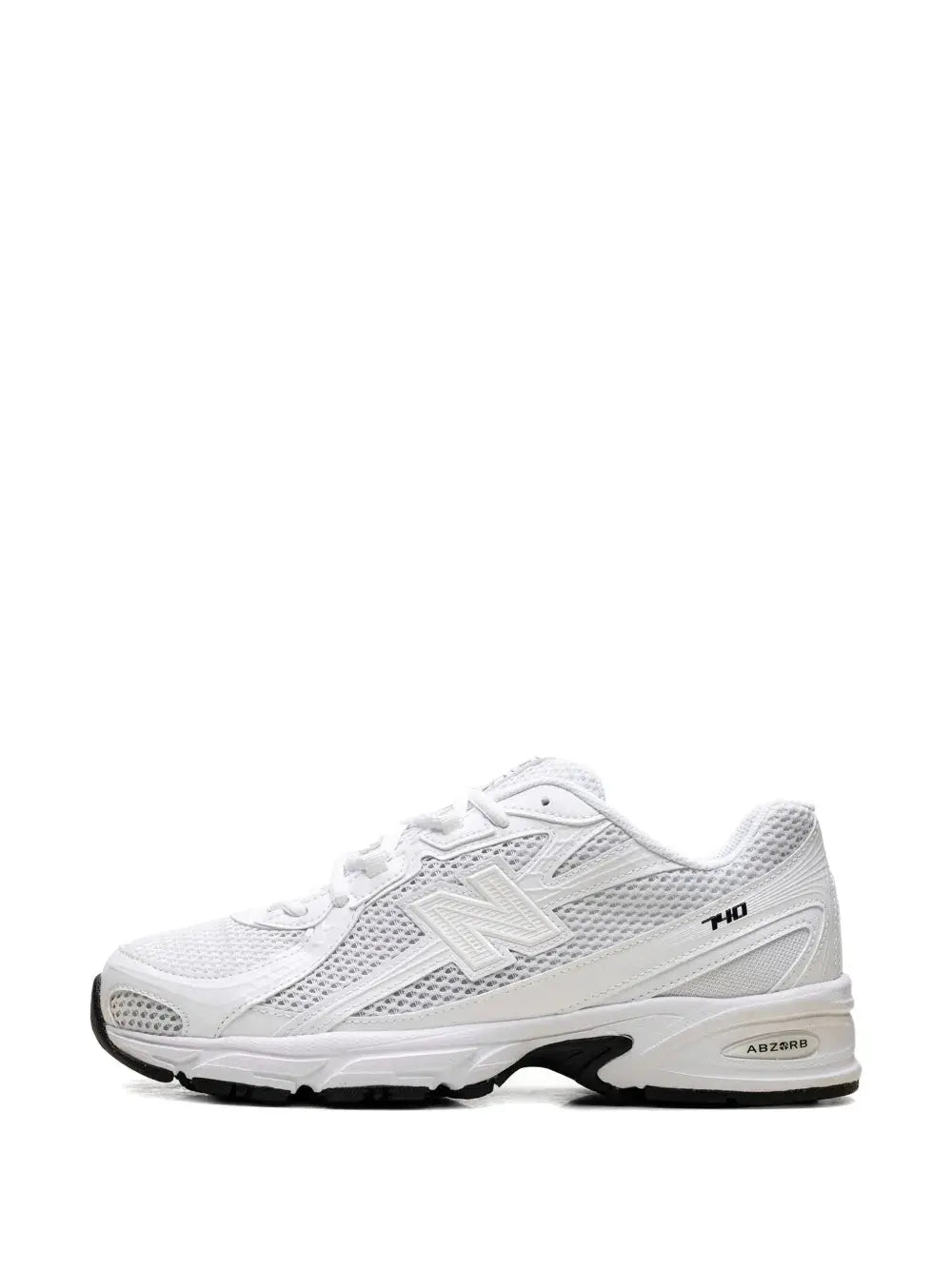 New Balance 740 Triple White Sneakers Grazuv Mart
