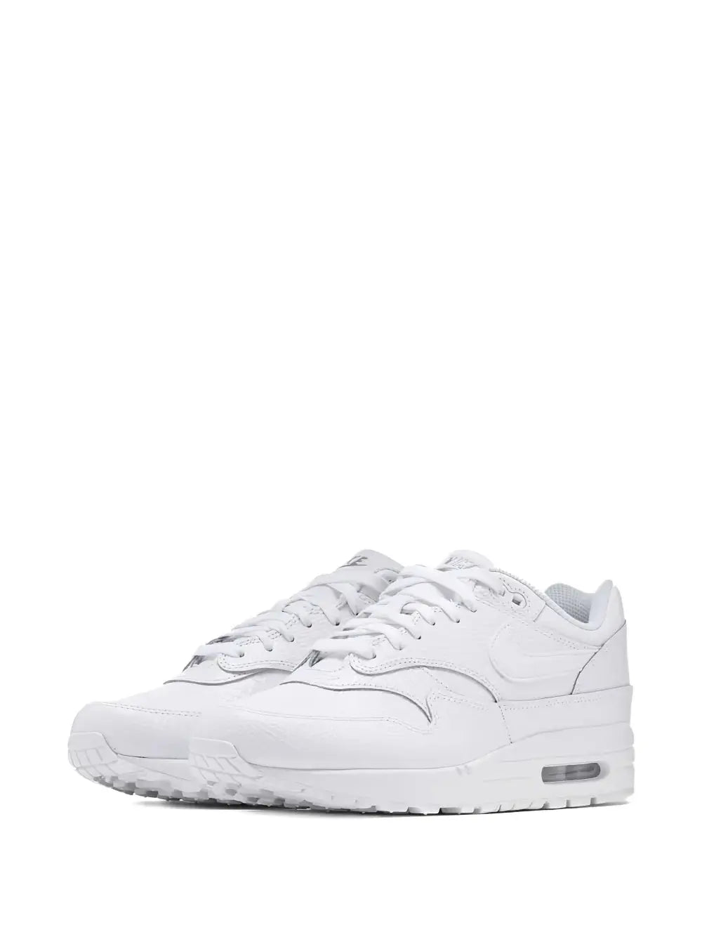 Nike Air Max 1 Premium White Snakeskin Sneakers Grazuv Mart