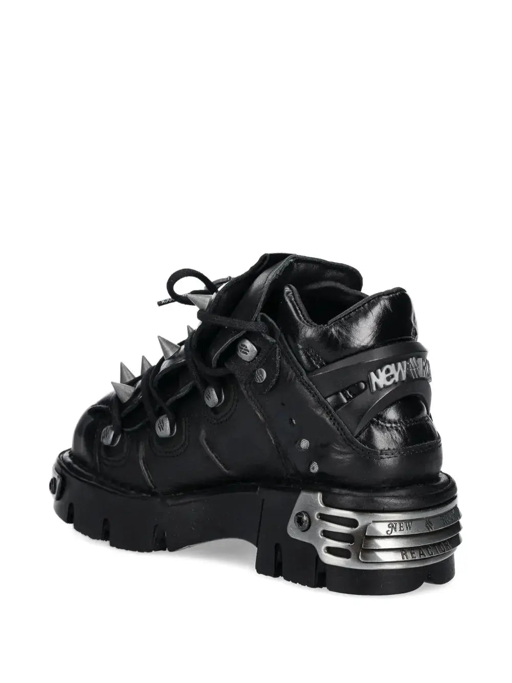New Rock Lace-Up Stud-Details Sneakers Grazuv Mart
