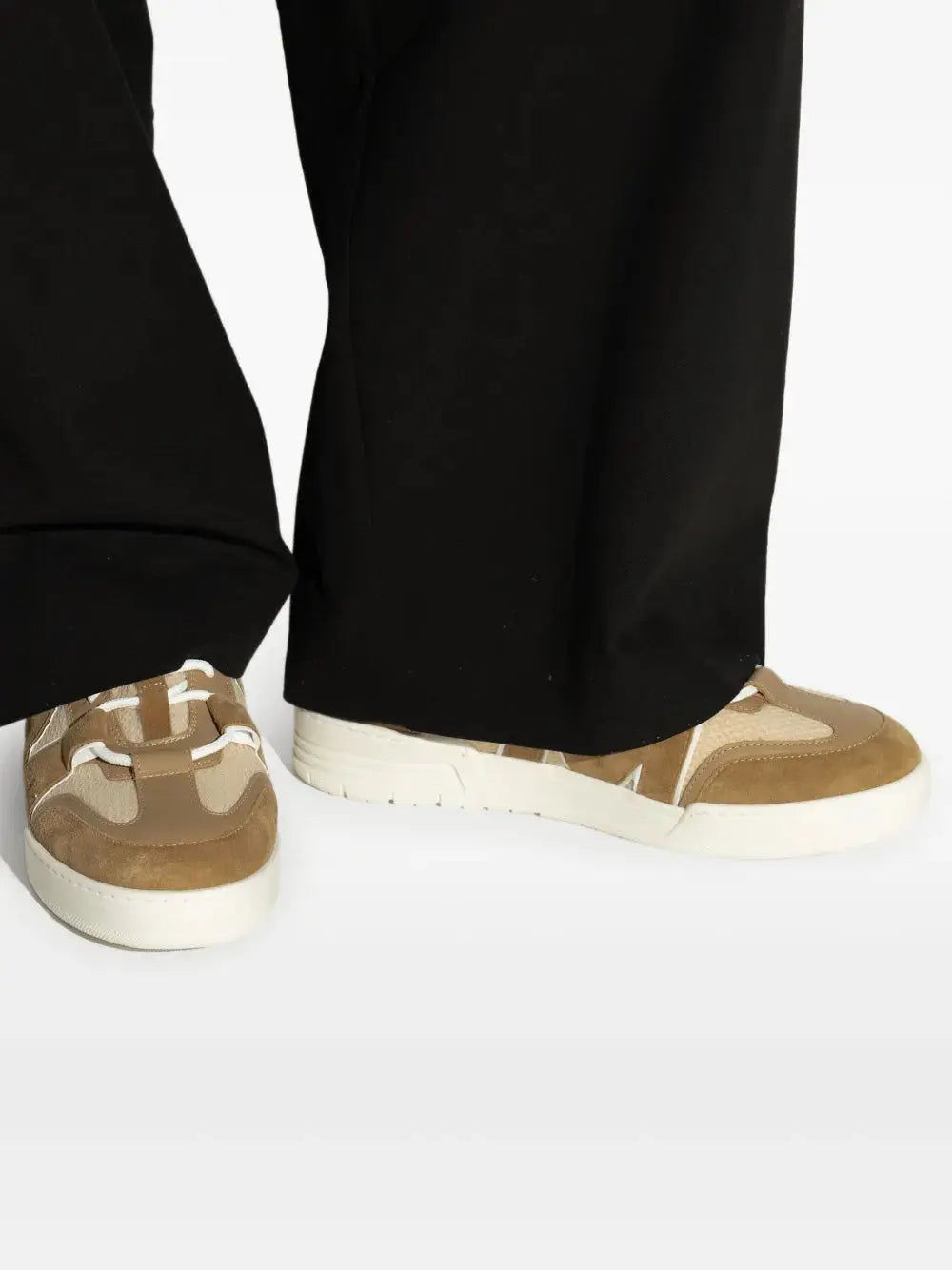 Moschino Logo-Debossed Mesh Sneakers Grazuv Mart