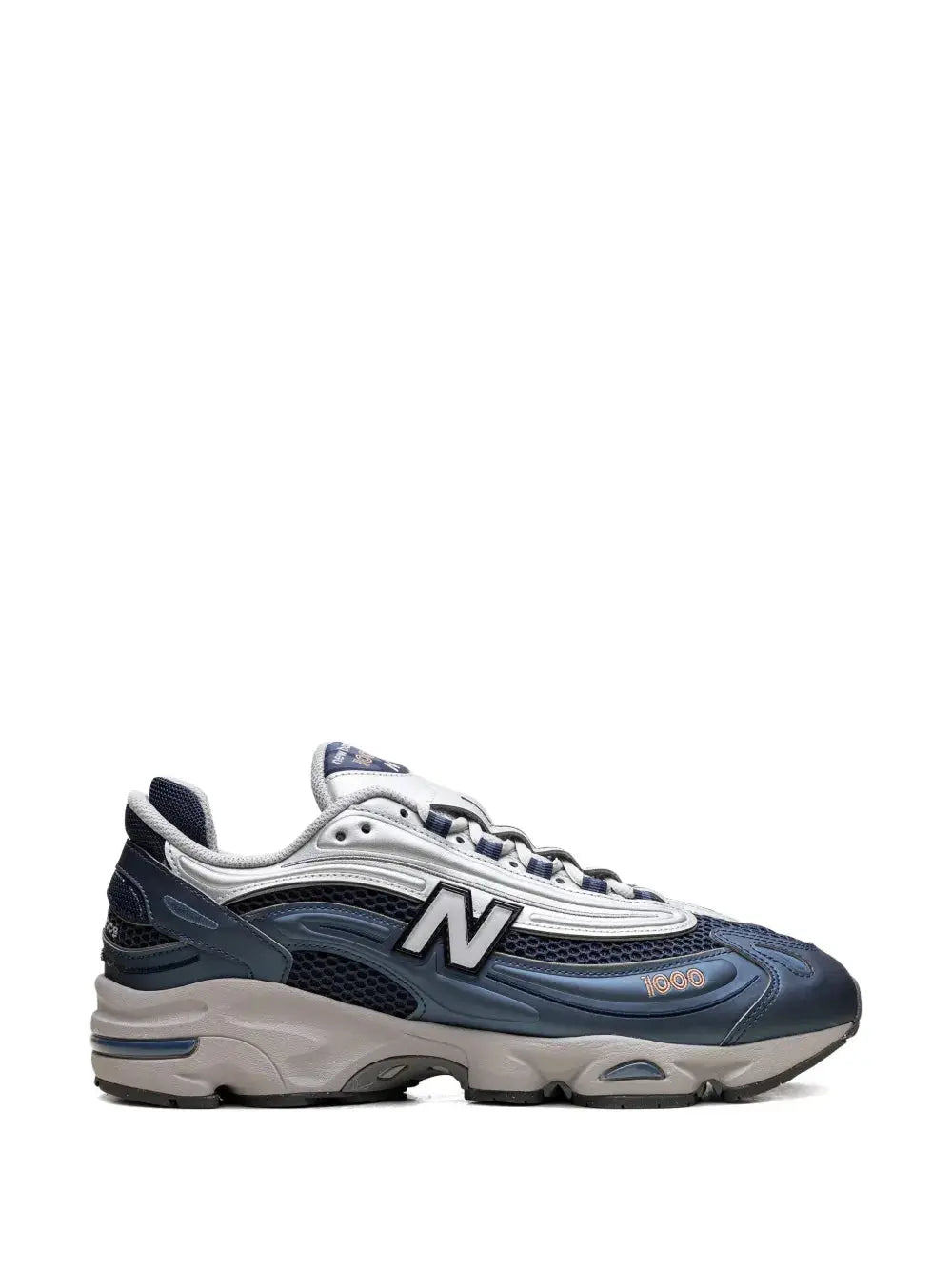 New Balance 1000 Vintage Indigo/Silver Metallic Trainers Grazuv Mart