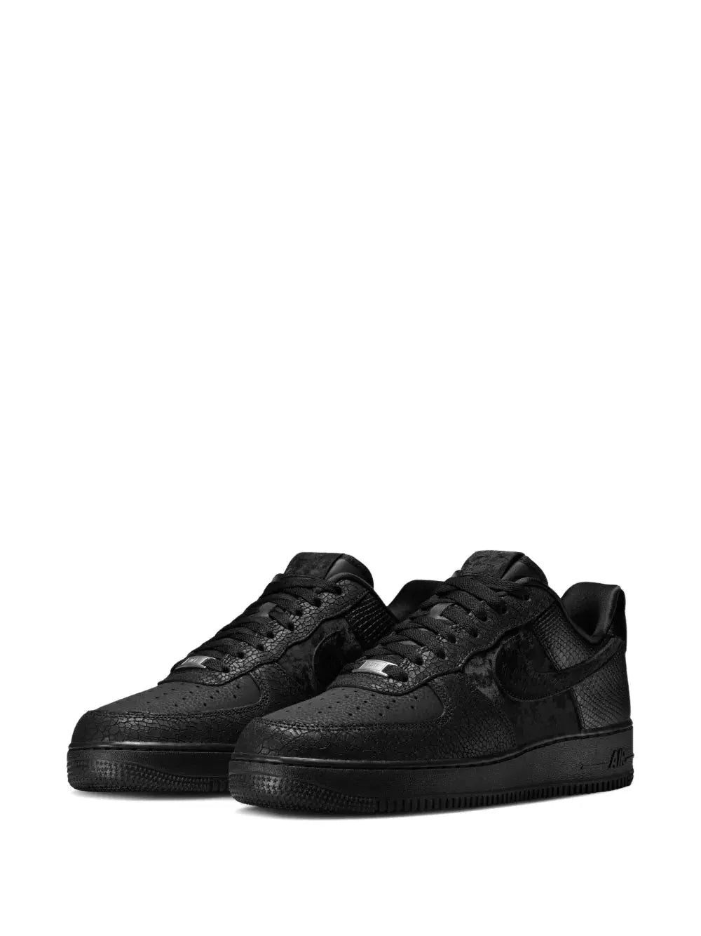 Nike Air Force 1 07 Lx 3X Celebration Triple Black Sneakers Grazuv Mart