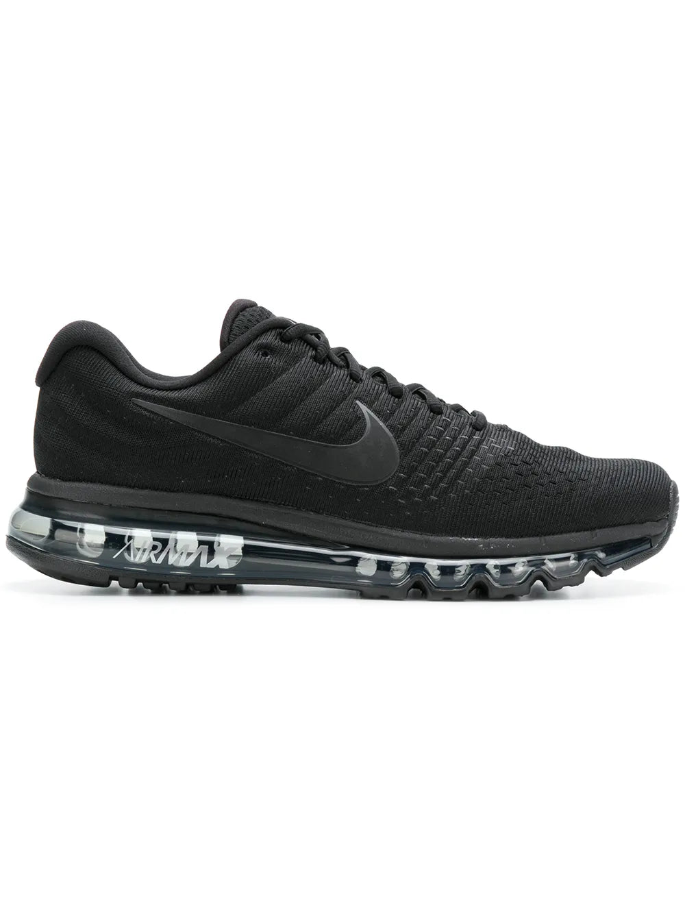 Nike Air Max 2017 Triple Black Sneakers.
