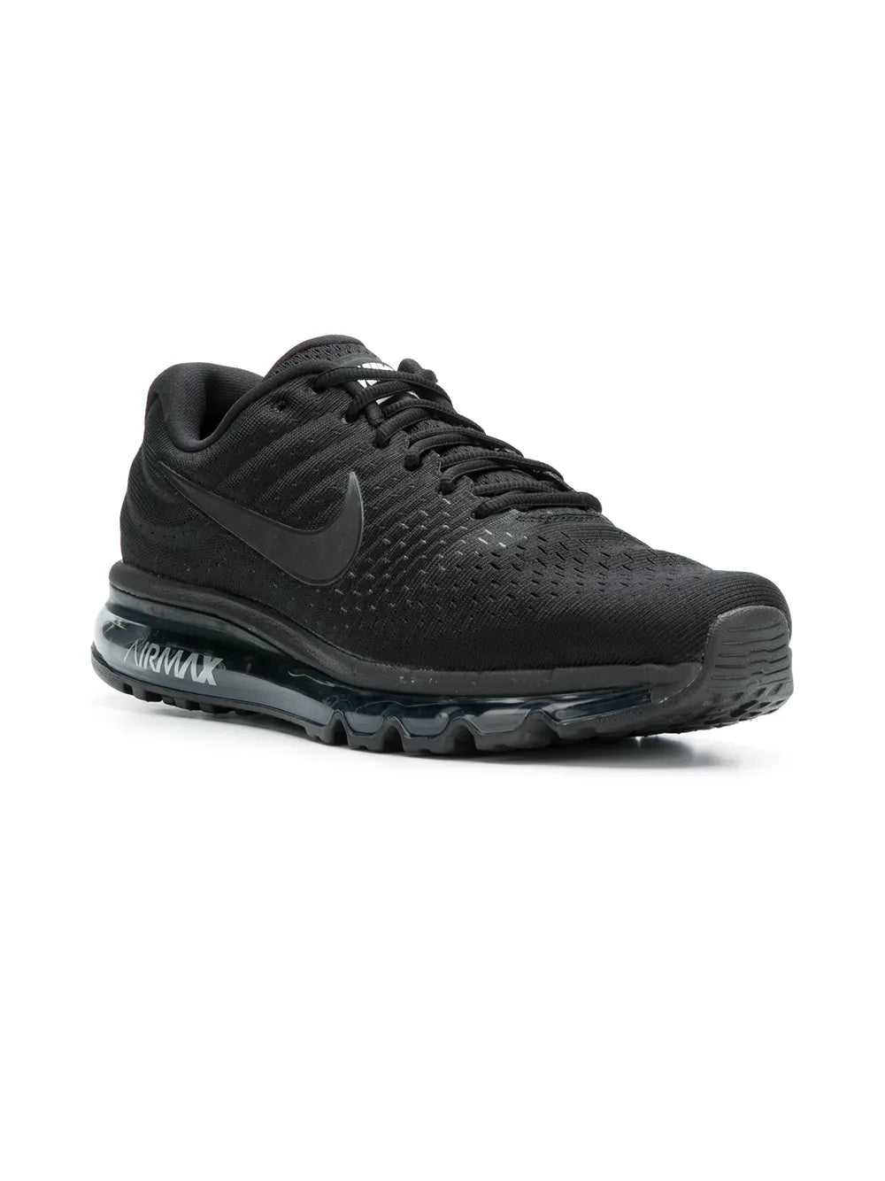 Nike Air Max 2017 Triple Black Sneakers.