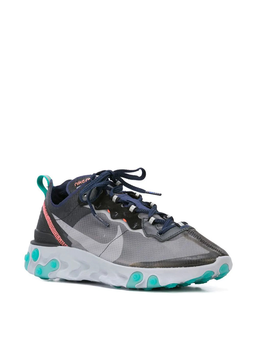 Nike React Element 87 Black/Midnight Navy Sneakers Grazuv Mart