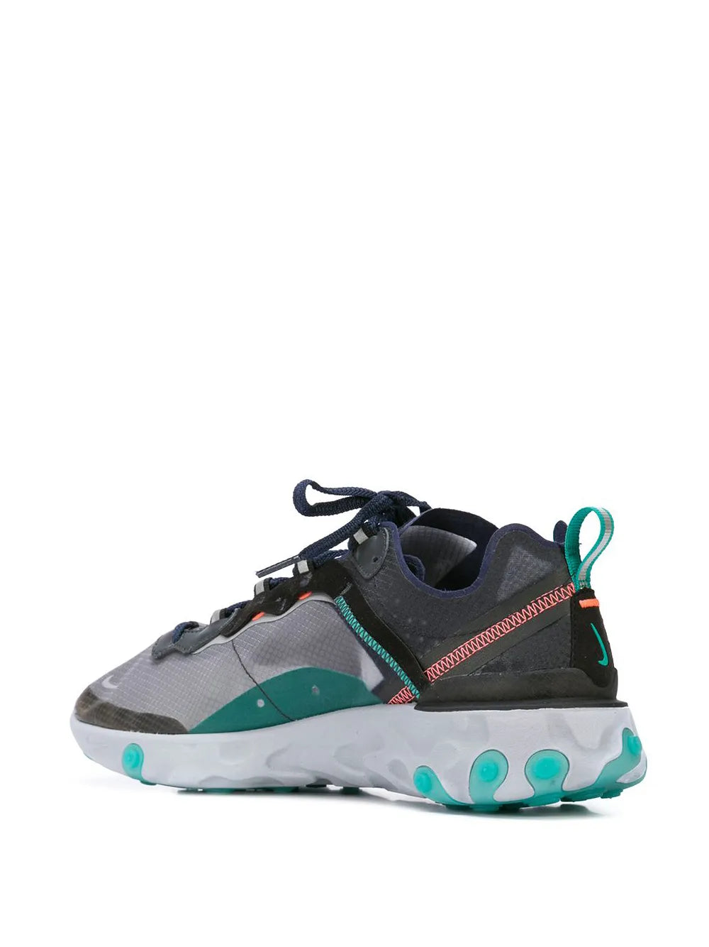 Nike React Element 87 Black/Midnight Navy Sneakers Grazuv Mart