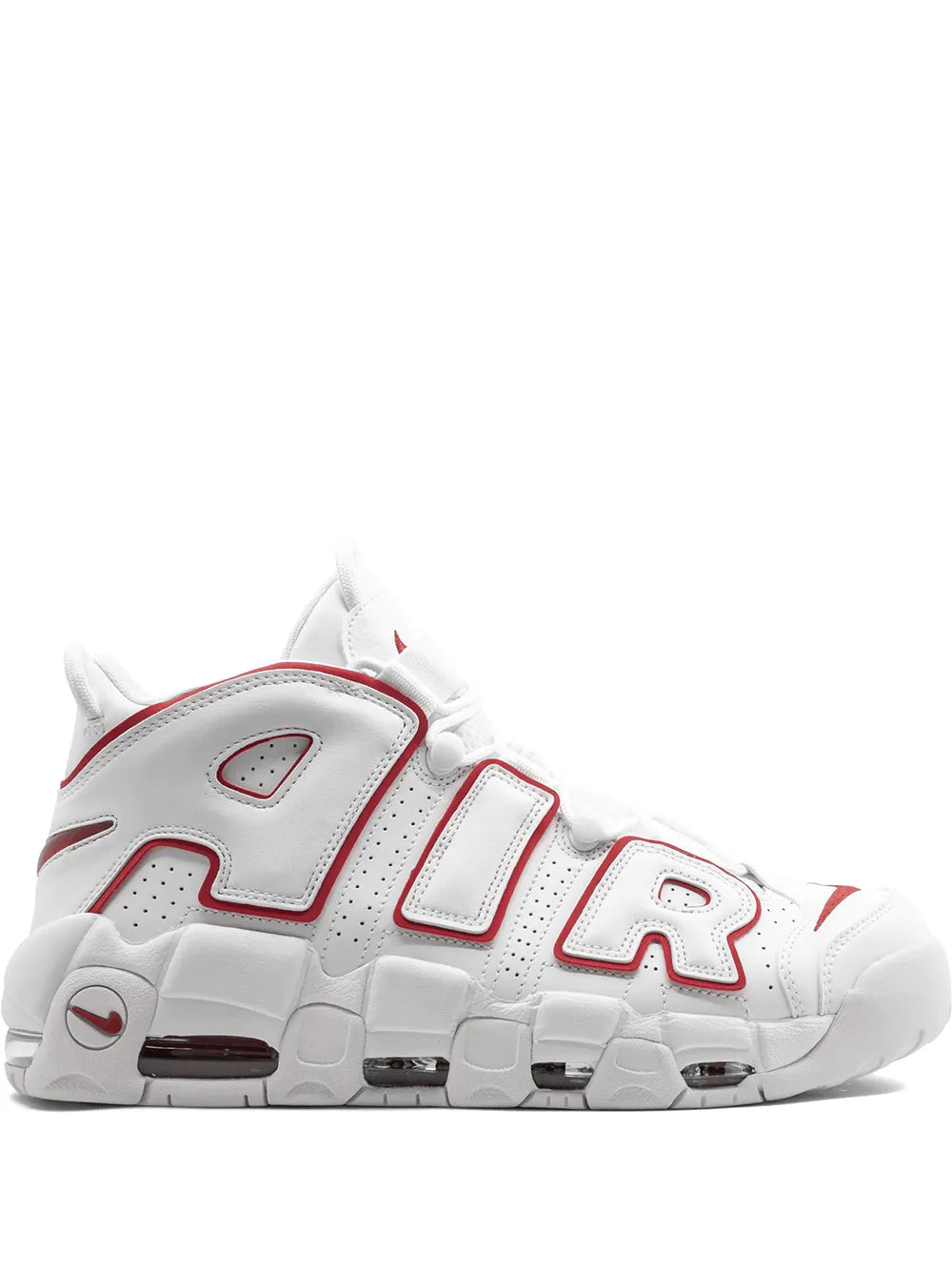 Nike Air More Uptempo 96 White/Varsity Red/White Sneakers Grazuv Mart