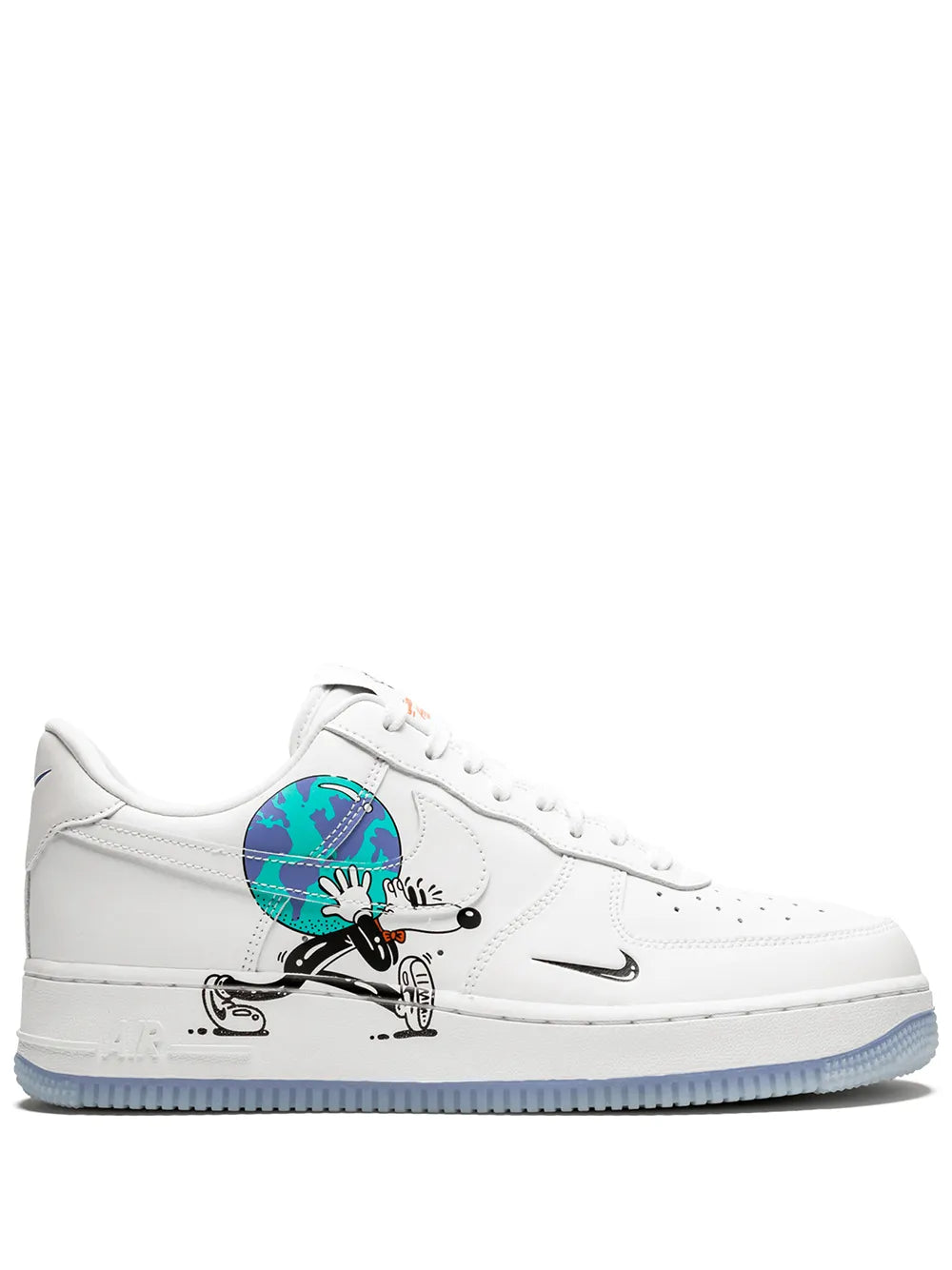 Nike Air Force 1 Flyleather Qs Earth Day Sneakers Grazuv Mart