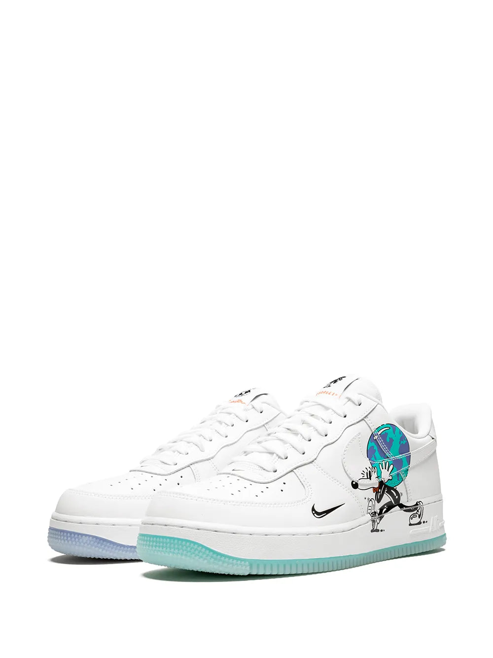 Nike Air Force 1 Flyleather Qs Earth Day Sneakers Grazuv Mart