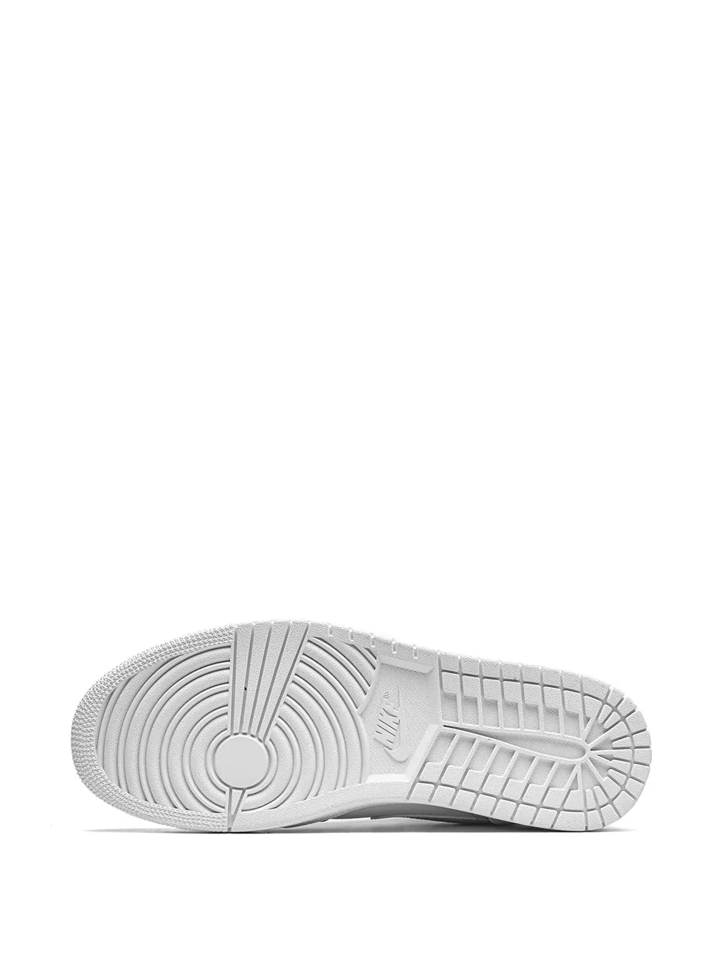 Nike Air Jordan 1 Mid Triple White Sneakers Grazuv Mart