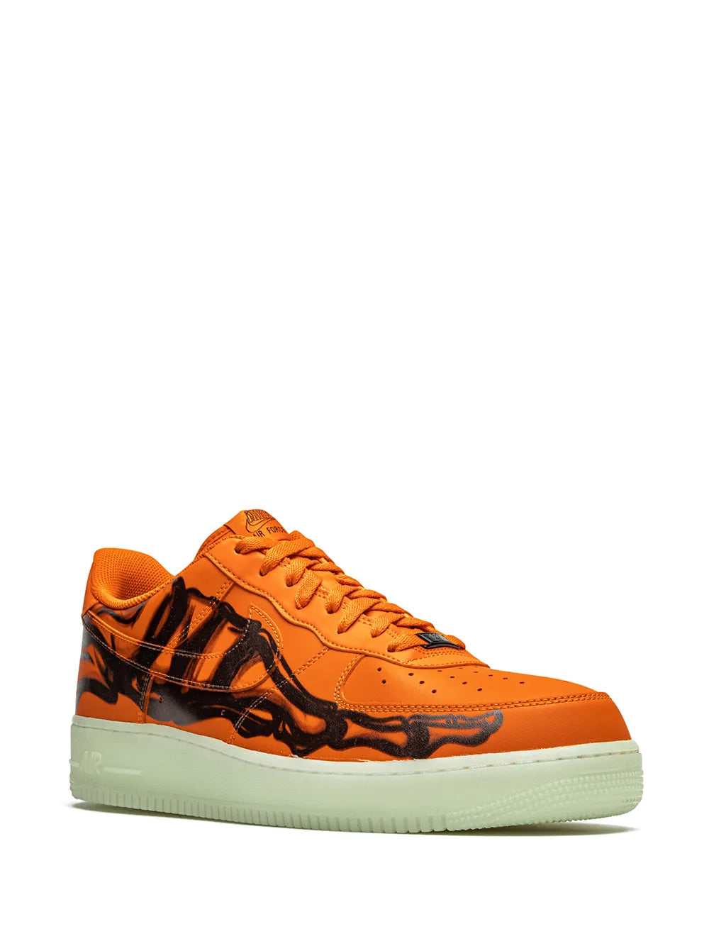 Nike Air Force 1 Low Orange Skeleton Sneakers Grazuv Mart