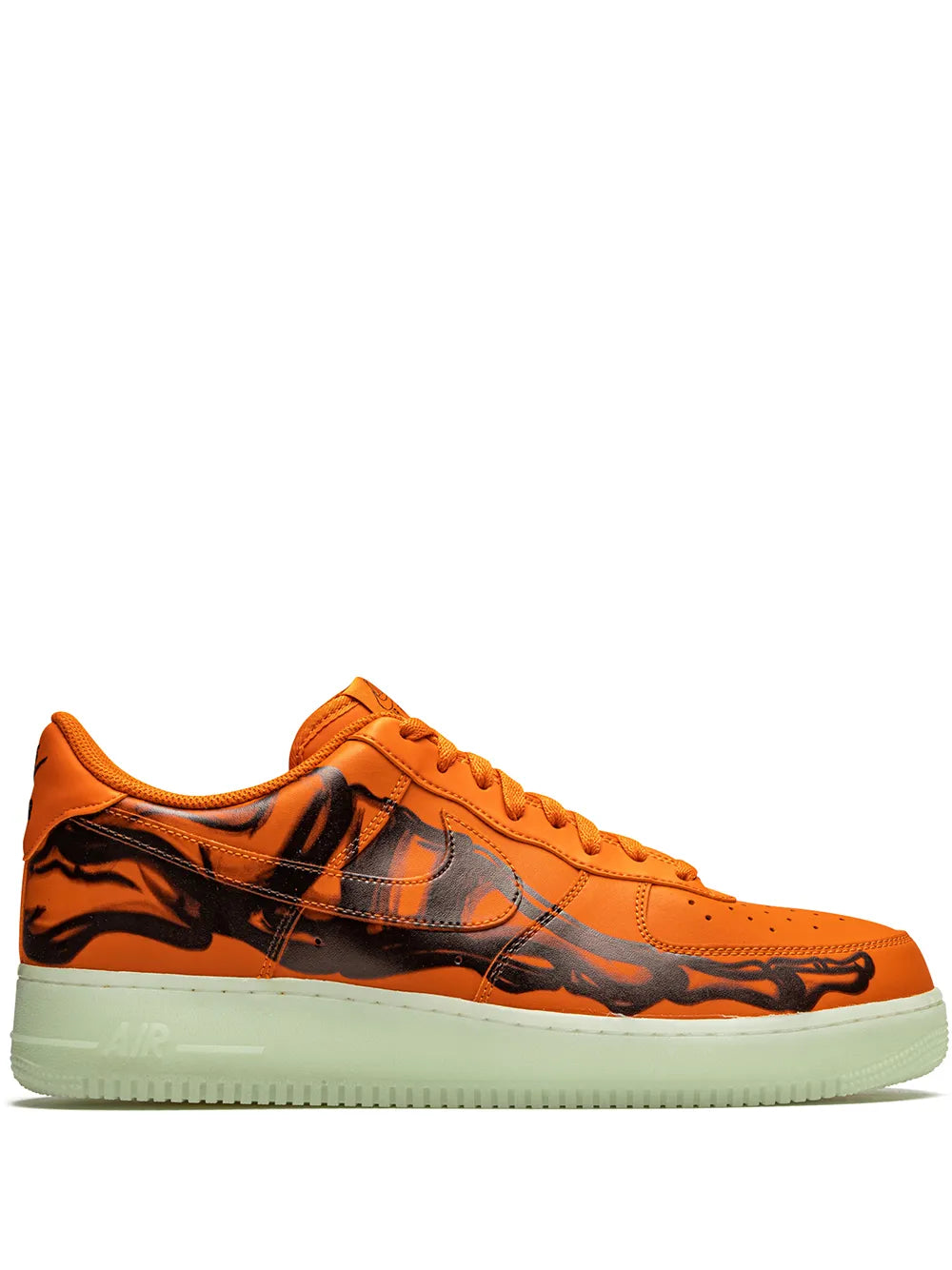 Nike Air Force 1 Low Orange Skeleton Sneakers Grazuv Mart
