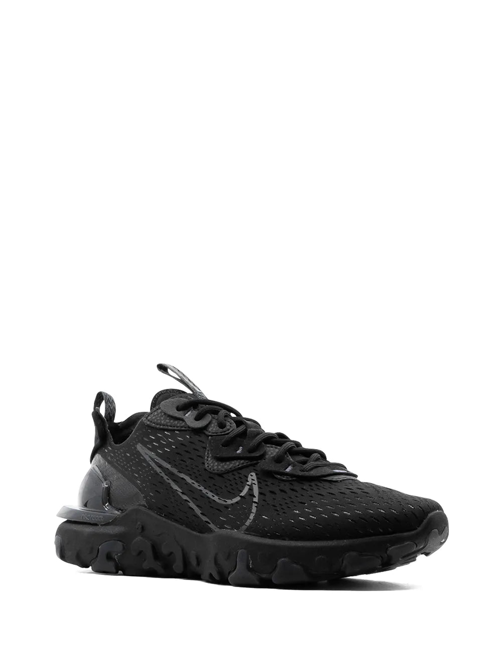 Nike React Vision Triple Black Sneakers Grazuv Mart