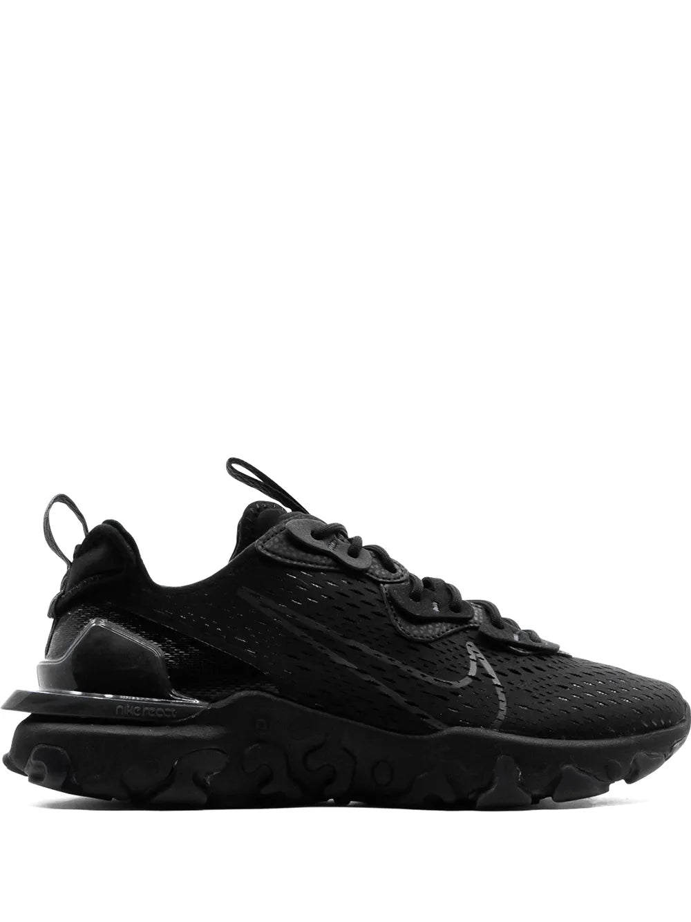 Nike React Vision Triple Black Sneakers Grazuv Mart