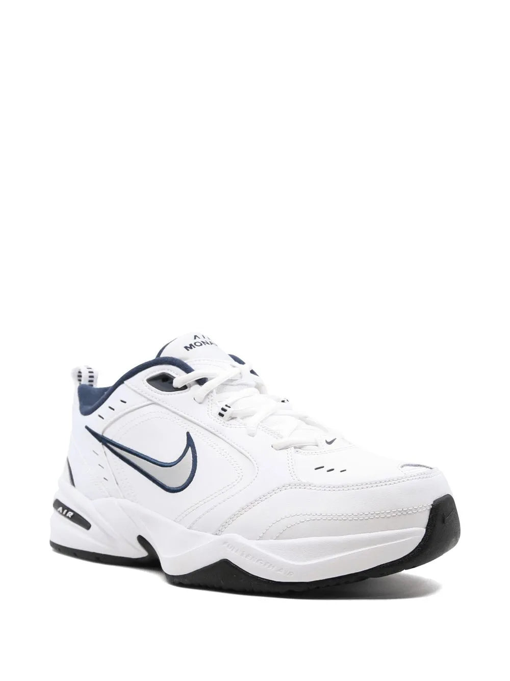 Nike Air Monarch Iv (4E) Whitw/Metallic Silver Sneakers Grazuv Mart