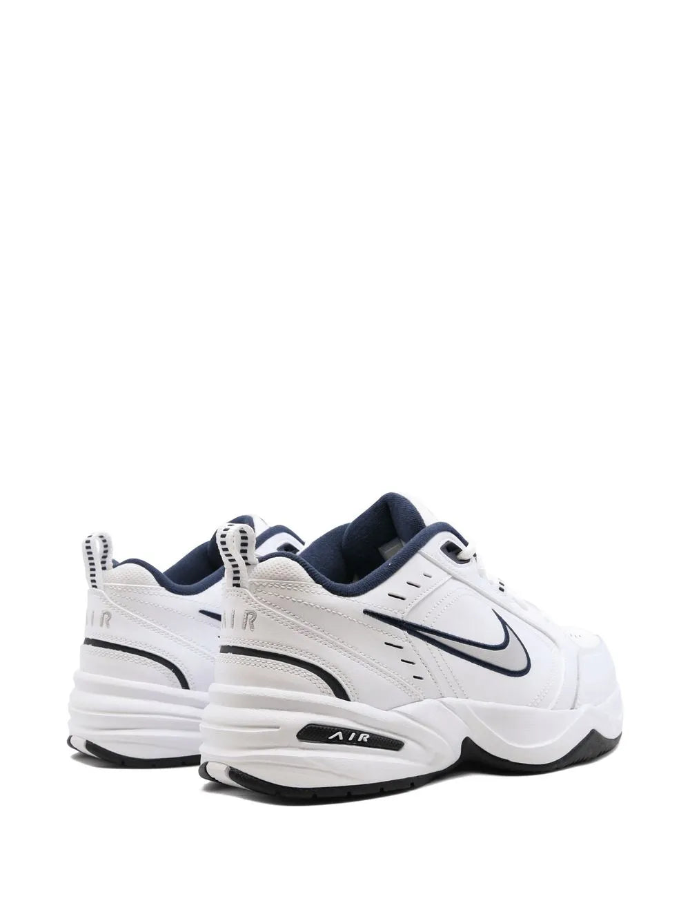 Nike Air Monarch Iv (4E) Whitw/Metallic Silver Sneakers Grazuv Mart