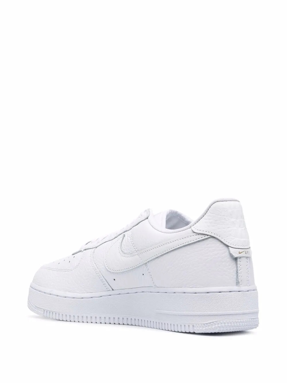 Nike Air Force 1 07 Craft Triple White Sneakers Grazuv Mart