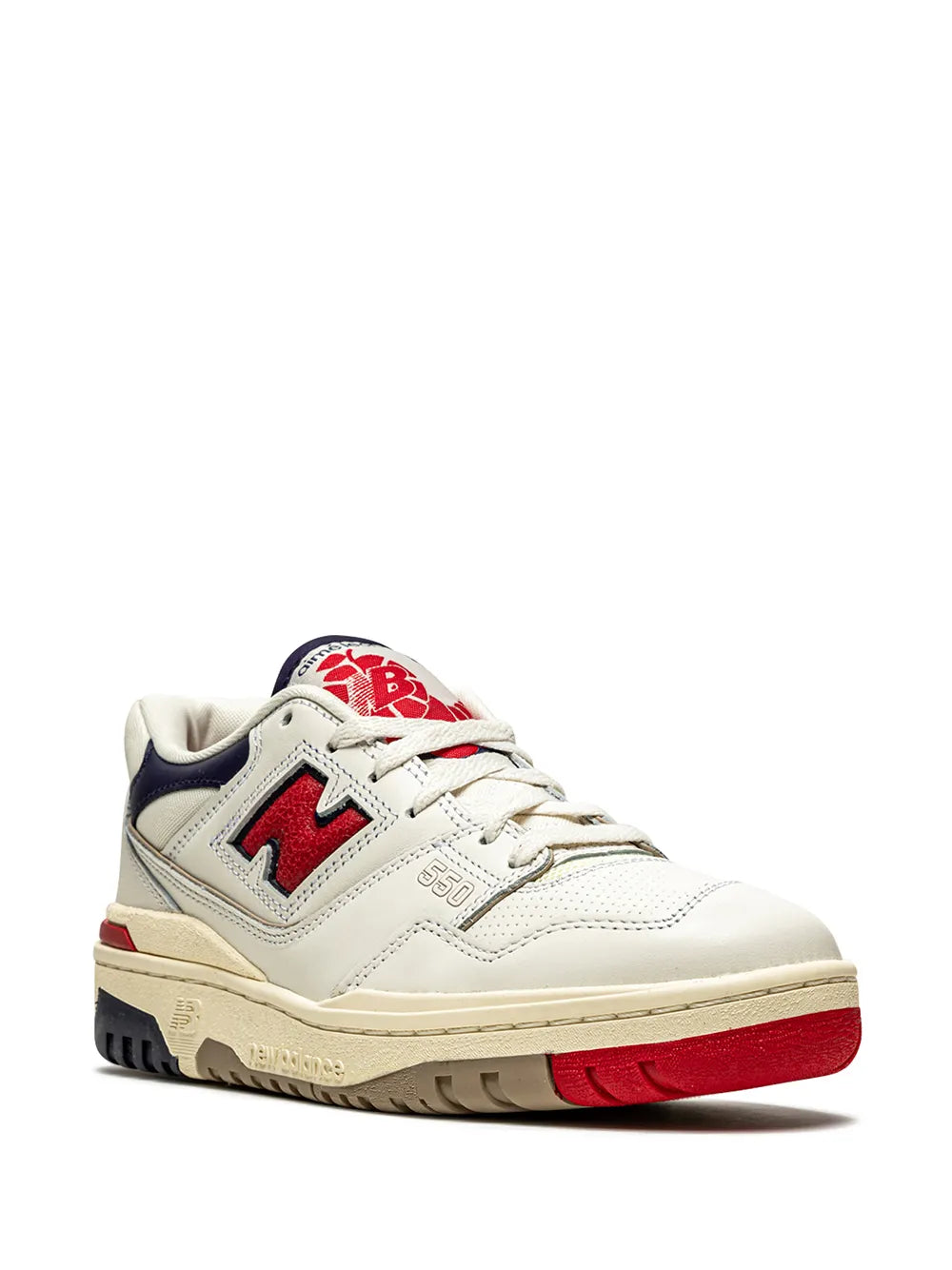 New Balance X Aim Leon Dore 550 White/Navy/Red Sneakers Grazuv Mart