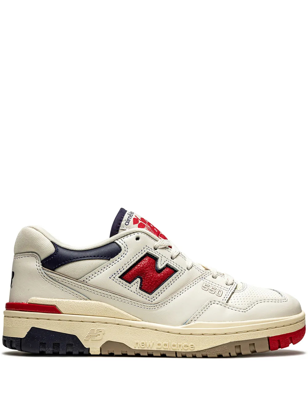 New Balance X Aim Leon Dore 550 White/Navy/Red Sneakers Grazuv Mart