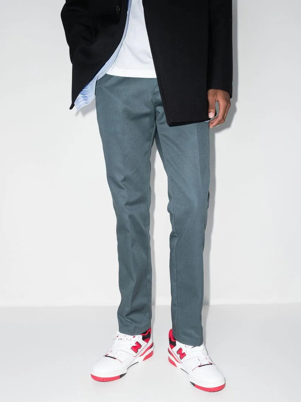 New Balance 550 White Red Sneakers Grazuv Mart