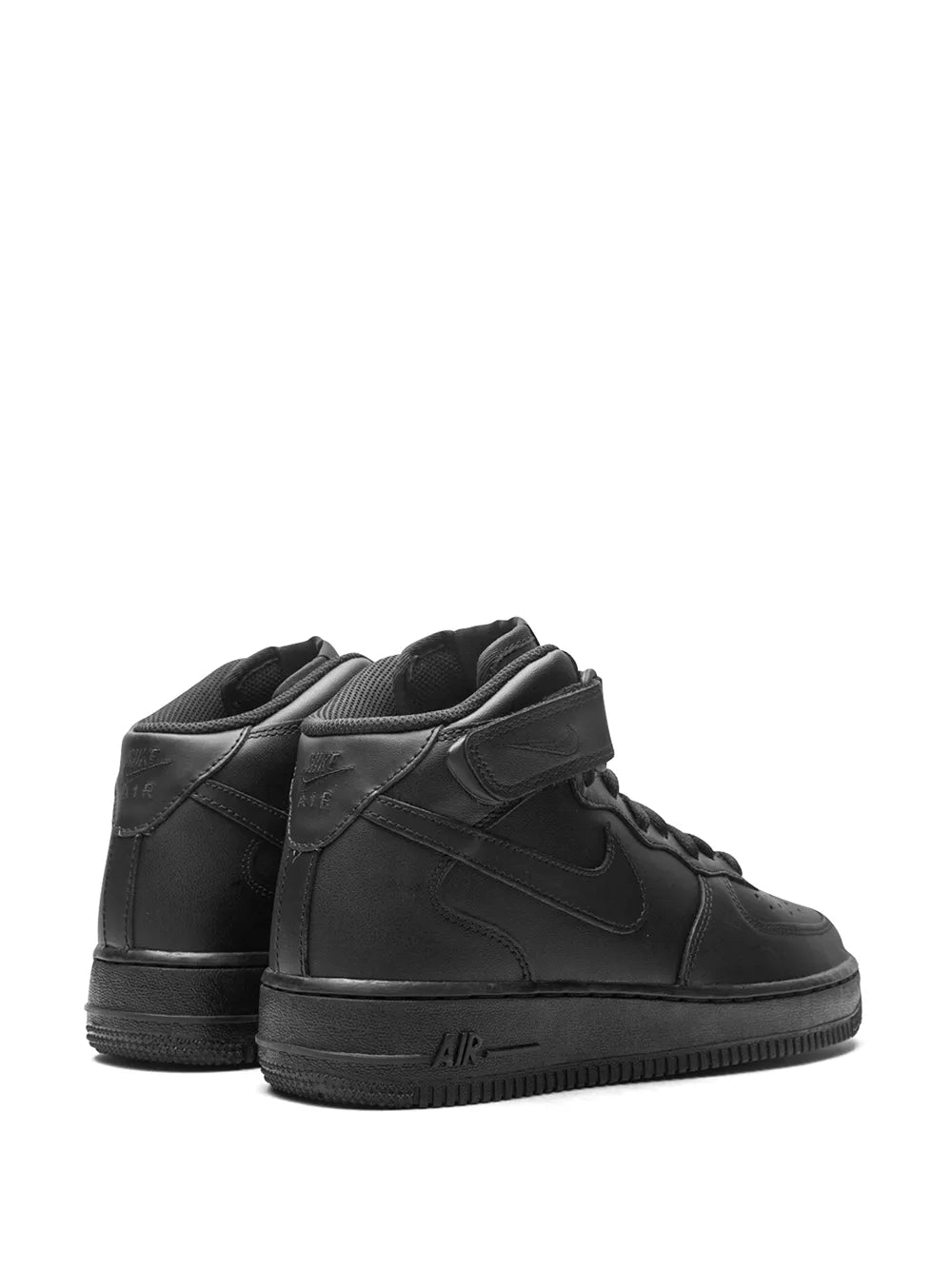 Nike Air Force 1 Mid 07 2021 Release Triple Black Sneakers Grazuv Mart