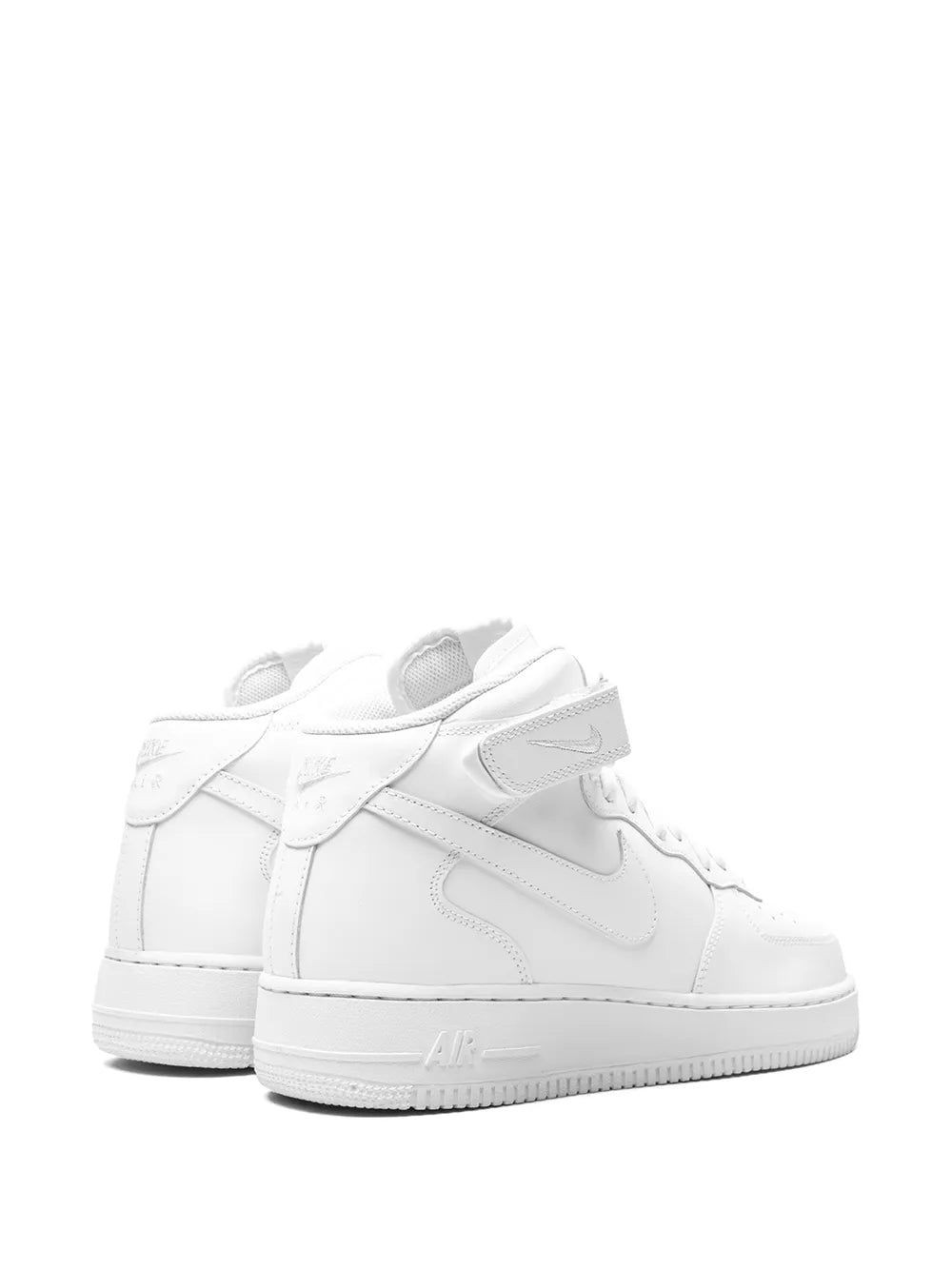 Nike Air Force 1 Mid 07 Triple White Sneakers Grazuv Mart