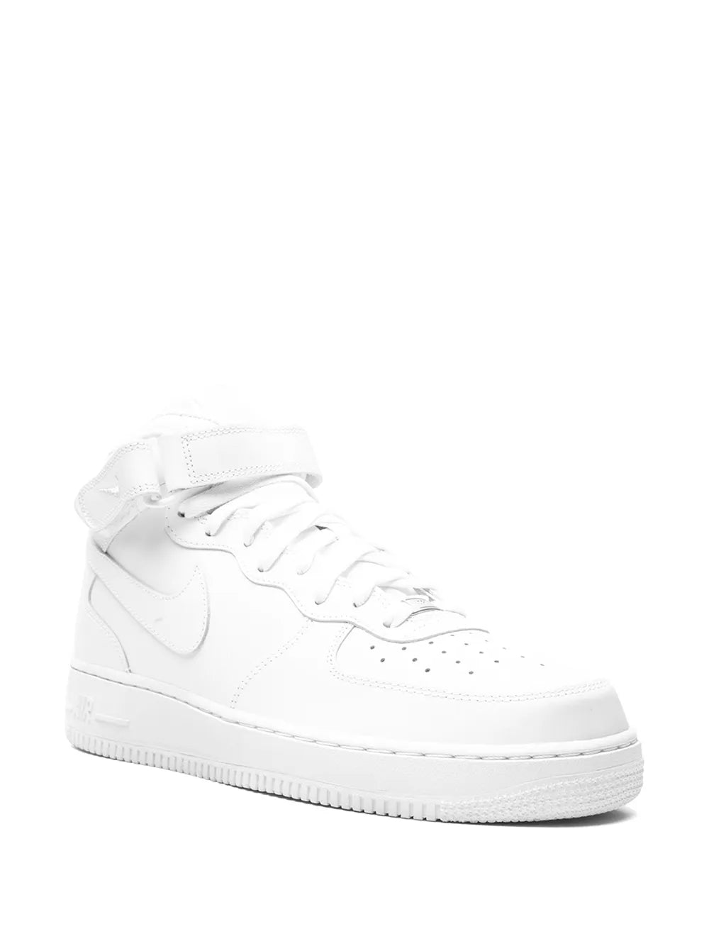 Nike Air Force 1 Mid 07 Triple White Sneakers Grazuv Mart