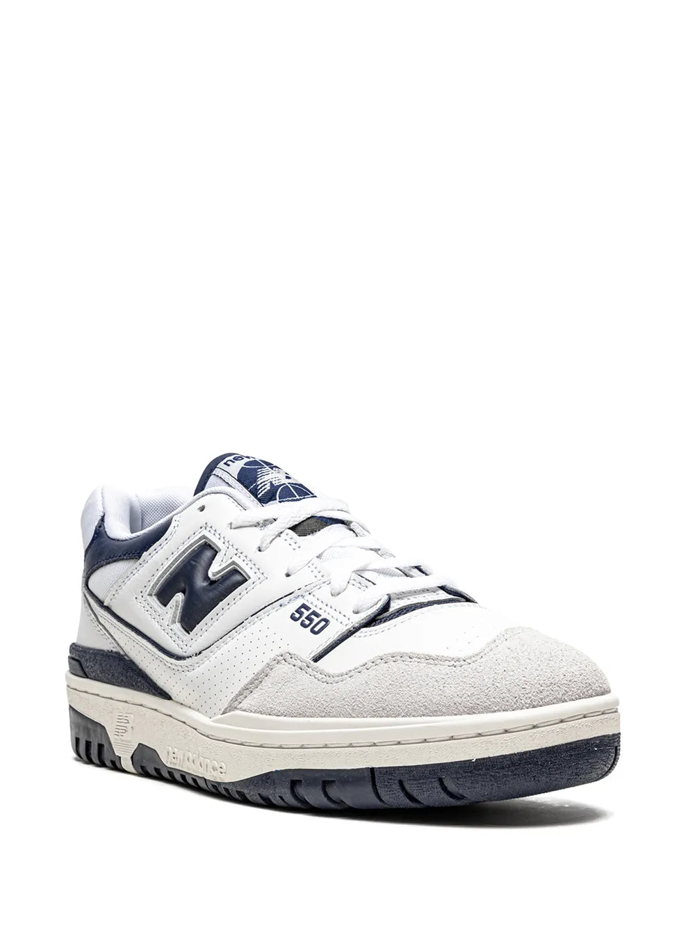 New Balance 550 White/Navy Blue Sneakers Grazuv Mart