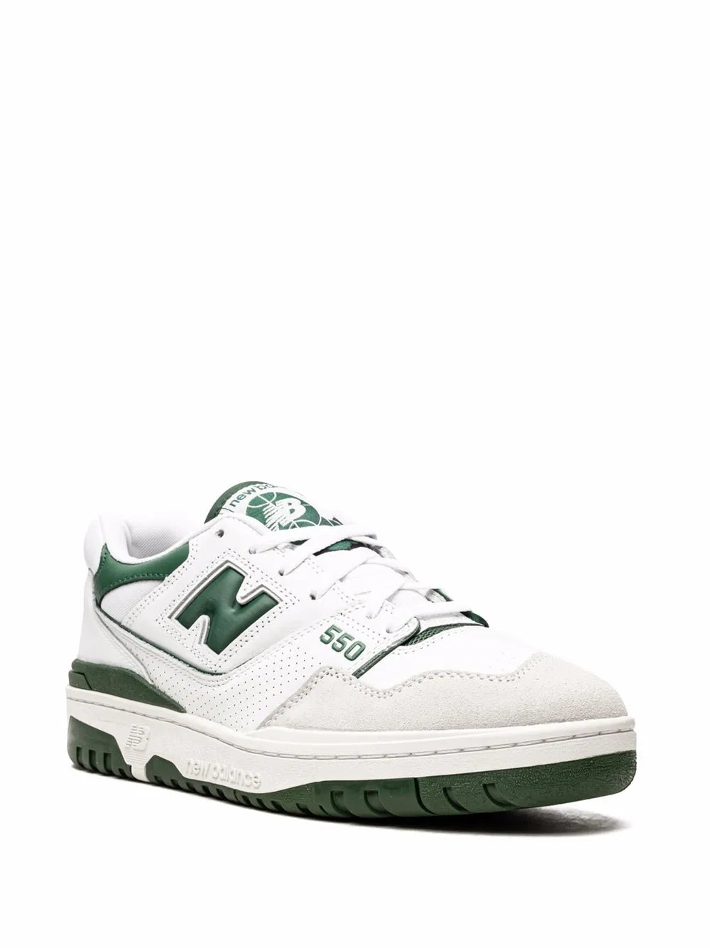 New Balance 550 White/Team Forest Green Sneakers Grazuv Mart