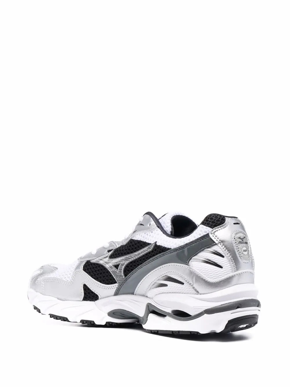 Mizuno Panelled Lace-Up Trainers Grazuv Mart
