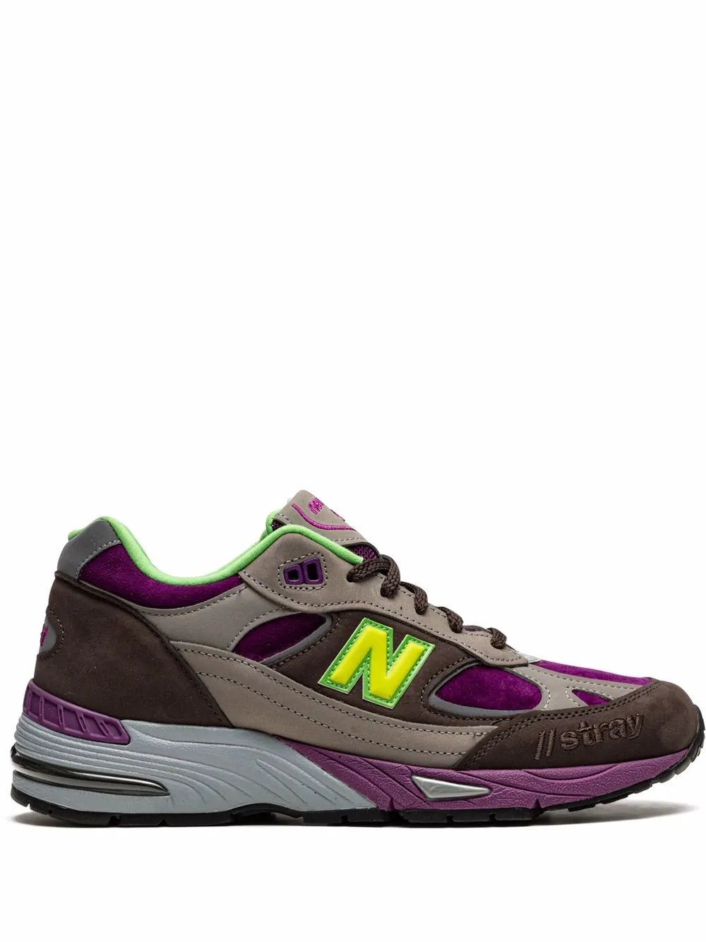 New Balance X Stray Rats 991 Brown Sneakers Grazuv Mart