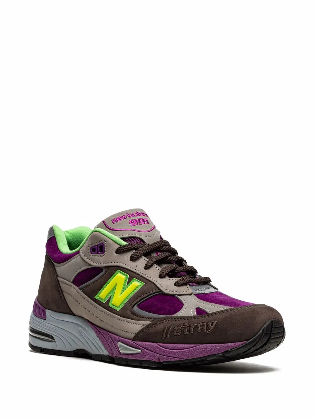 New Balance X Stray Rats 991 Brown Sneakers Grazuv Mart