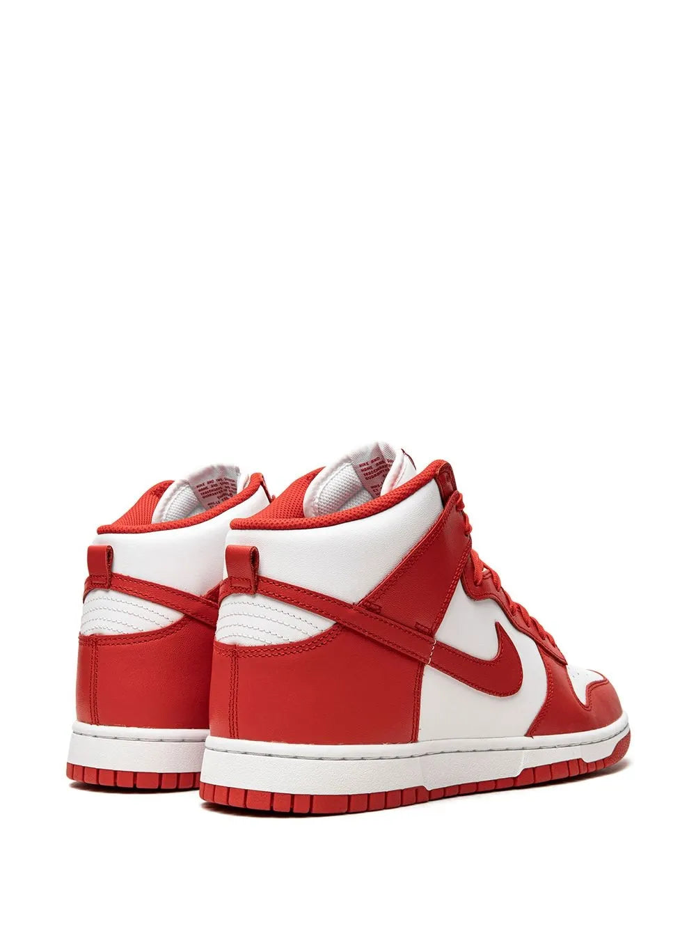 Nike Dunk High White/University Red Sneakers Grazuv Mart